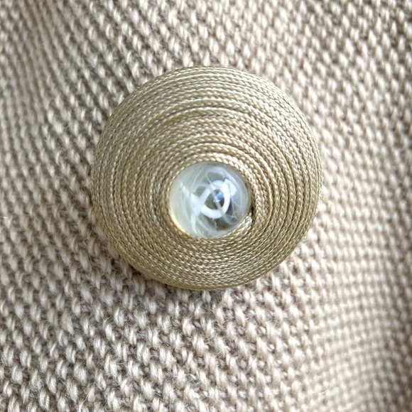 1960s vintage mink collar wool coat - Picture 4 of 7